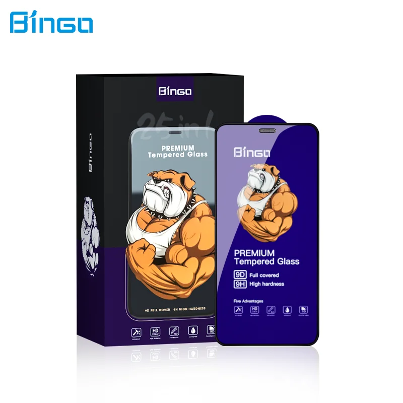 

9D dog bingo cell phone mobile Screen Protector Tempered Glass For iphone 13 pro max Samsung, Transparency 99% color