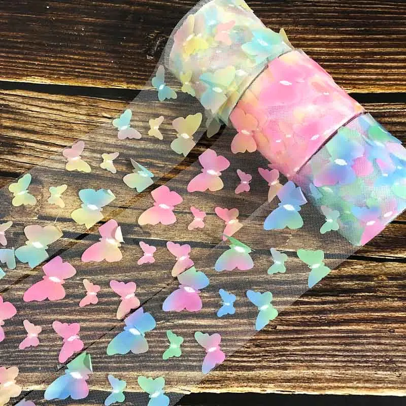 

Garment accessories fabric 3 inch 75mm butterfly mesh tulle ribbon, Advise color code when you order