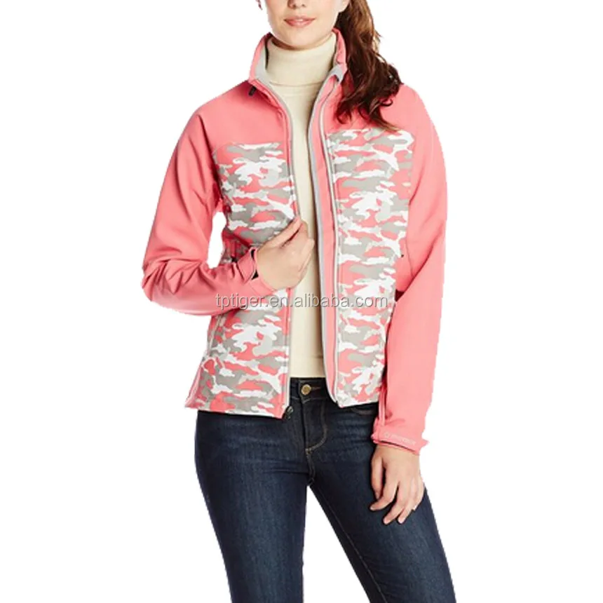 pink camo jean jacket