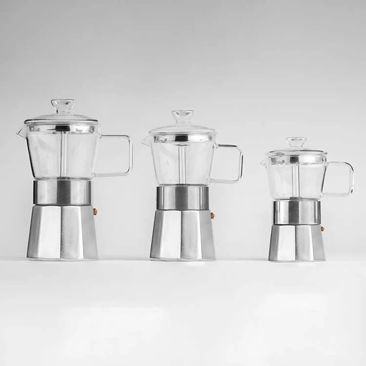 

Hot Sale Promotion Stainless Steel Glass Coffee Pot