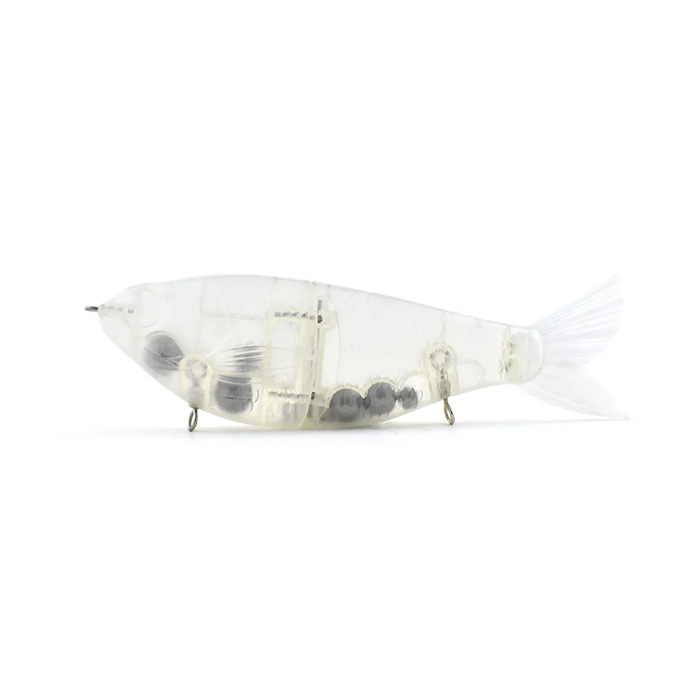 Factory Direct Wholesale fishing lures bulk Unpainted lure body blanks jointed glide bait unpainted swimbait blanks