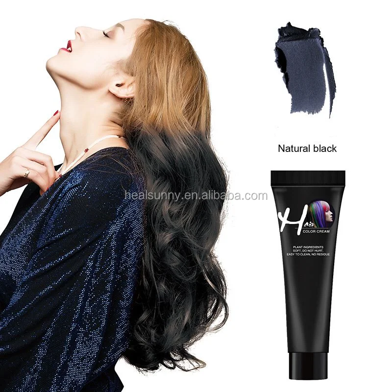 

OEM custom One time use hair dye and hair color cream, 9 colors