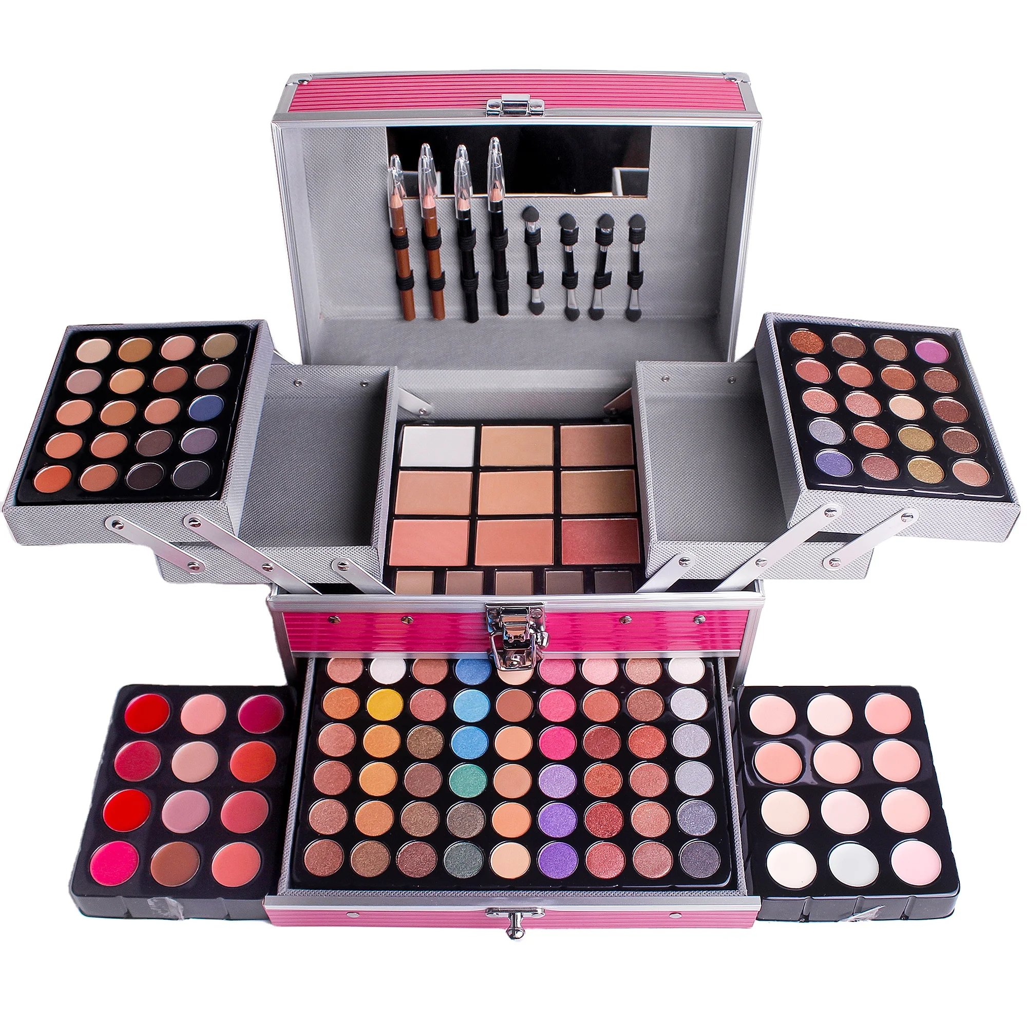 

Wholesale 133 colors Miss Rose big cosmetics all in one women organic Vegan Makeup set for girls, Makeup set for women