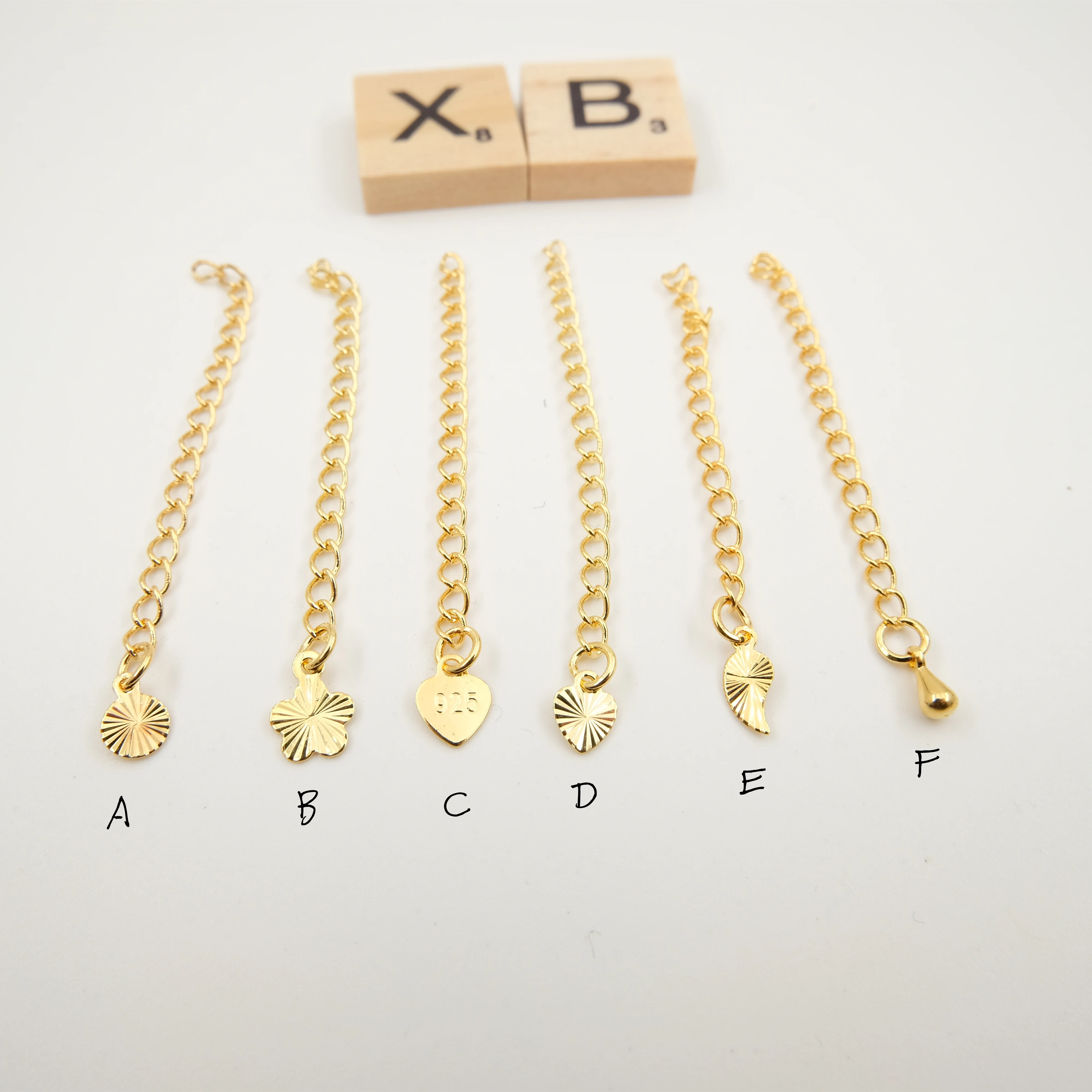 

diy necklace chain jewelry making extension chain 14K gold plate chain make