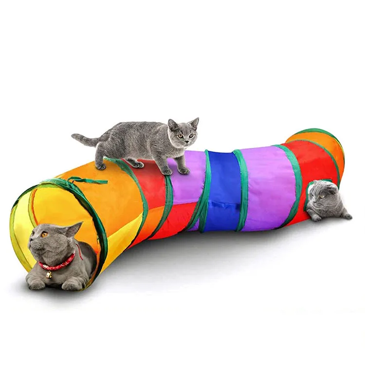 

Manufacturers Selling Pet Collapsible Cat Tunnel Cat Toys Play Tunnel Cat Tunnel Balls