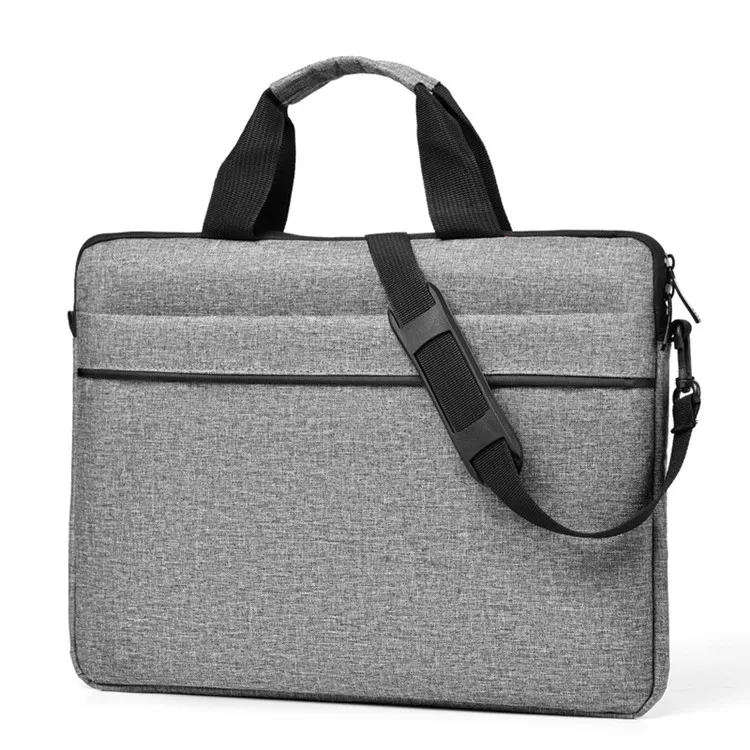 

BSCI factory Computer tote handbag shoulder office bag 14 inch &15.6 inch laptop case for men or women, Black, grey, pink and purple