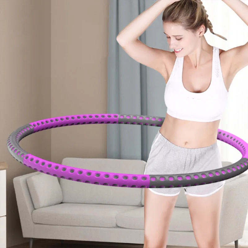 

NEW Slimming body counting hoops weighted hula Weight loss fitness slimming ring hoop for adults, Blue,white,gray