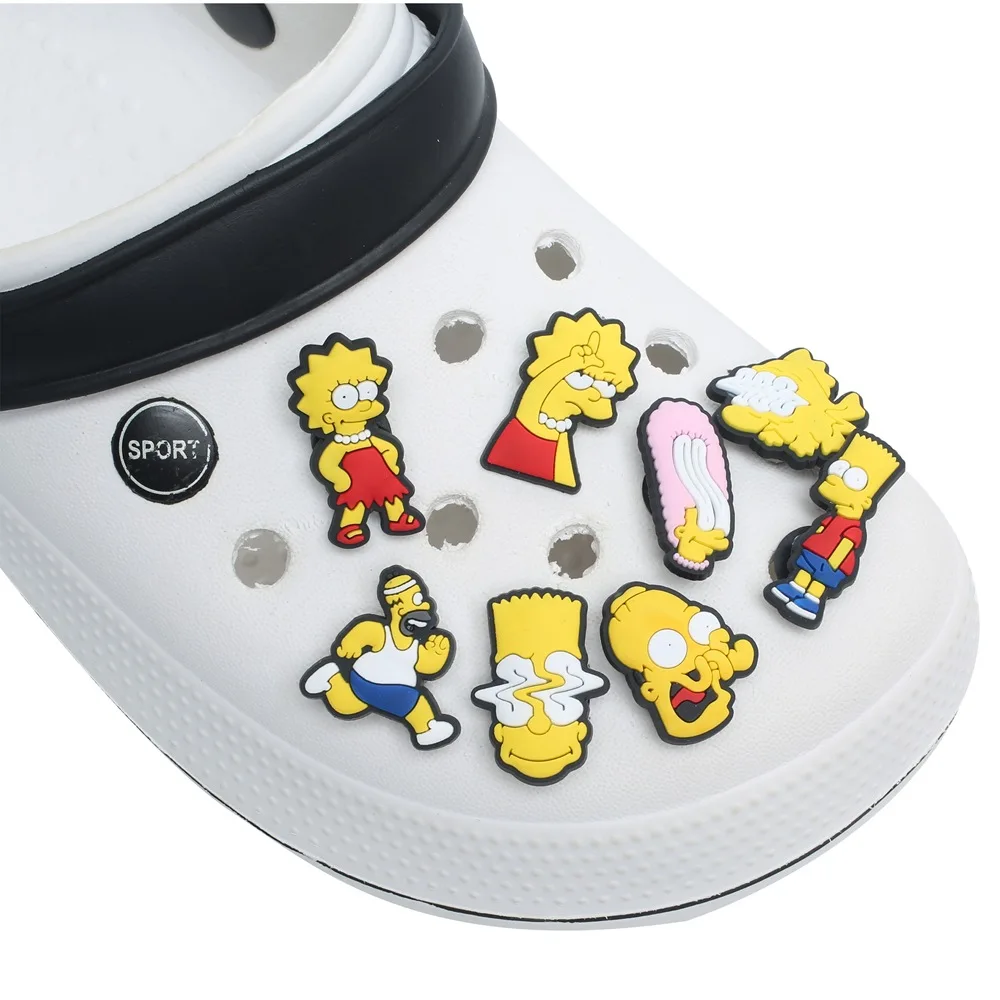 

2021 Amazon hot sale Designer Custom Soft PVC Cartoon Shoe Charms
