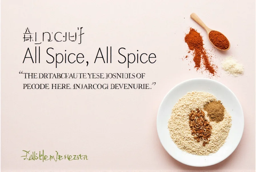 Various Spices on a Wooden Table