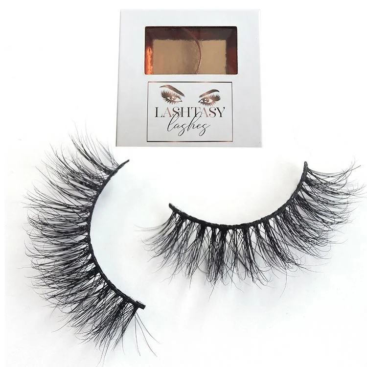 

3d faux mink eyelash false eyelashes, Nature color black