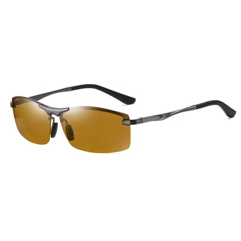 

ALFY Aluminum-magnes Night Vision Driving Polarized Men's Sunglasses UV400 Photochromic Fishing Outdoor activitie Glasses