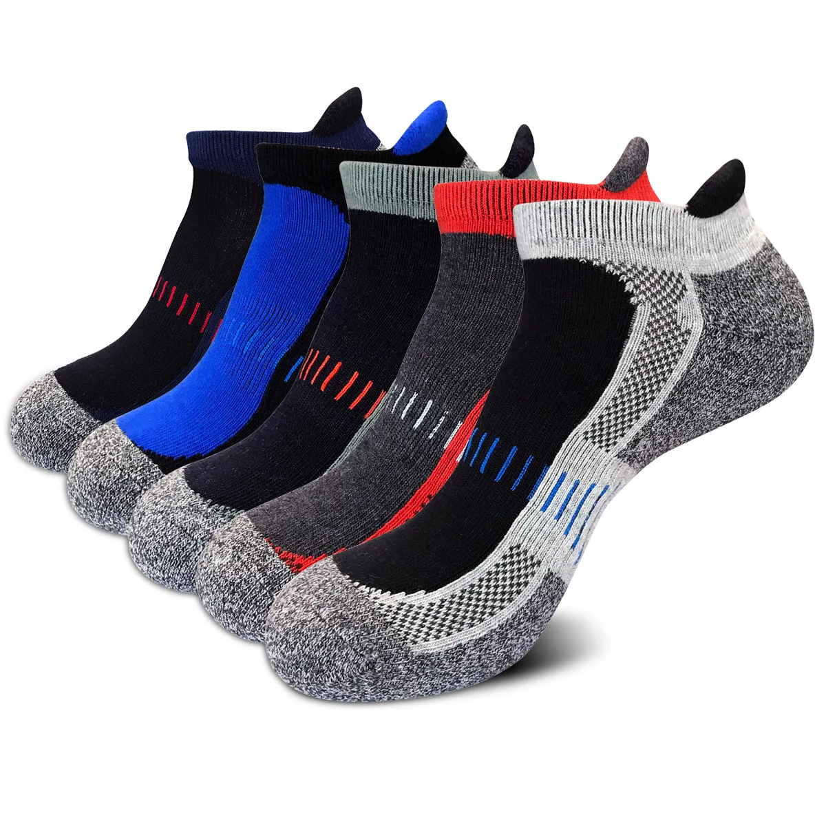 

2021 New striped sports socks for men, non-slip, breathable and sweat-absorbing Elite running socks for women in fitness