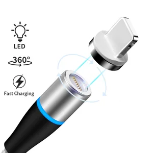 iPhone Magnetic USB Cable 3A Fast Charging Nylon Braid