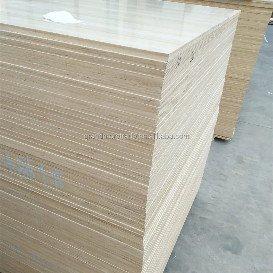 High Glossy Warm White Fingerjoint Core Melamine Plywood For
