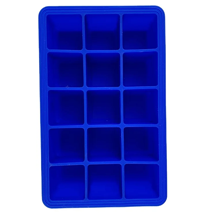 

Easy Release BPA Free Food Grade Silicone 15 Hole Square Whiskey Ice Cube Trays