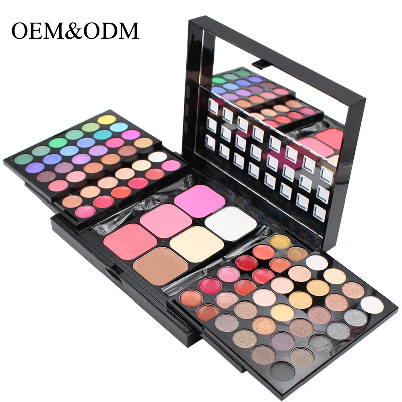 

Wholesale Makeup 78 Colors Square High Pigment Custom Private Label Eyeshadow Palette