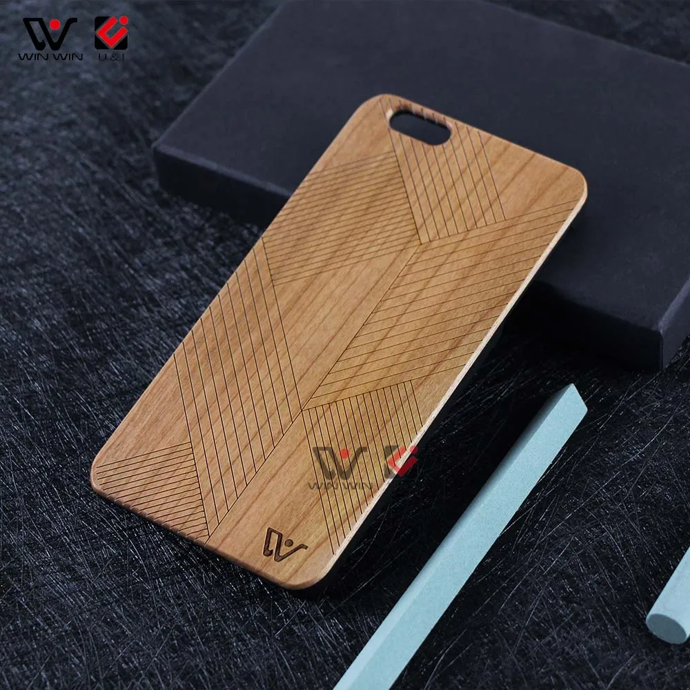 

Cherry Wood Laser Engraved Logo Phone Case New Accessories Phone Case For iPhone 12, Customized