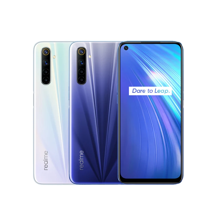 

Original High Quality Realme 6 Mobile Phones 8GB 128GB 64MP Quad Camera Cell Phones Smartphone
