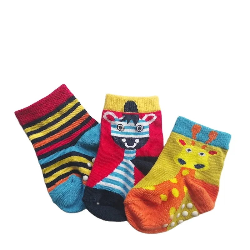 

Amazon wholesale Autumn Winter Kids non Slip Baby Boys socks, Custom color