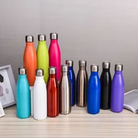 

500ml Cola Water Bottle Shaped Water Cola Mug Vacuum Flask Double Wall 17oz Thermos Stainless Steel Cola Shaped Water Bottle