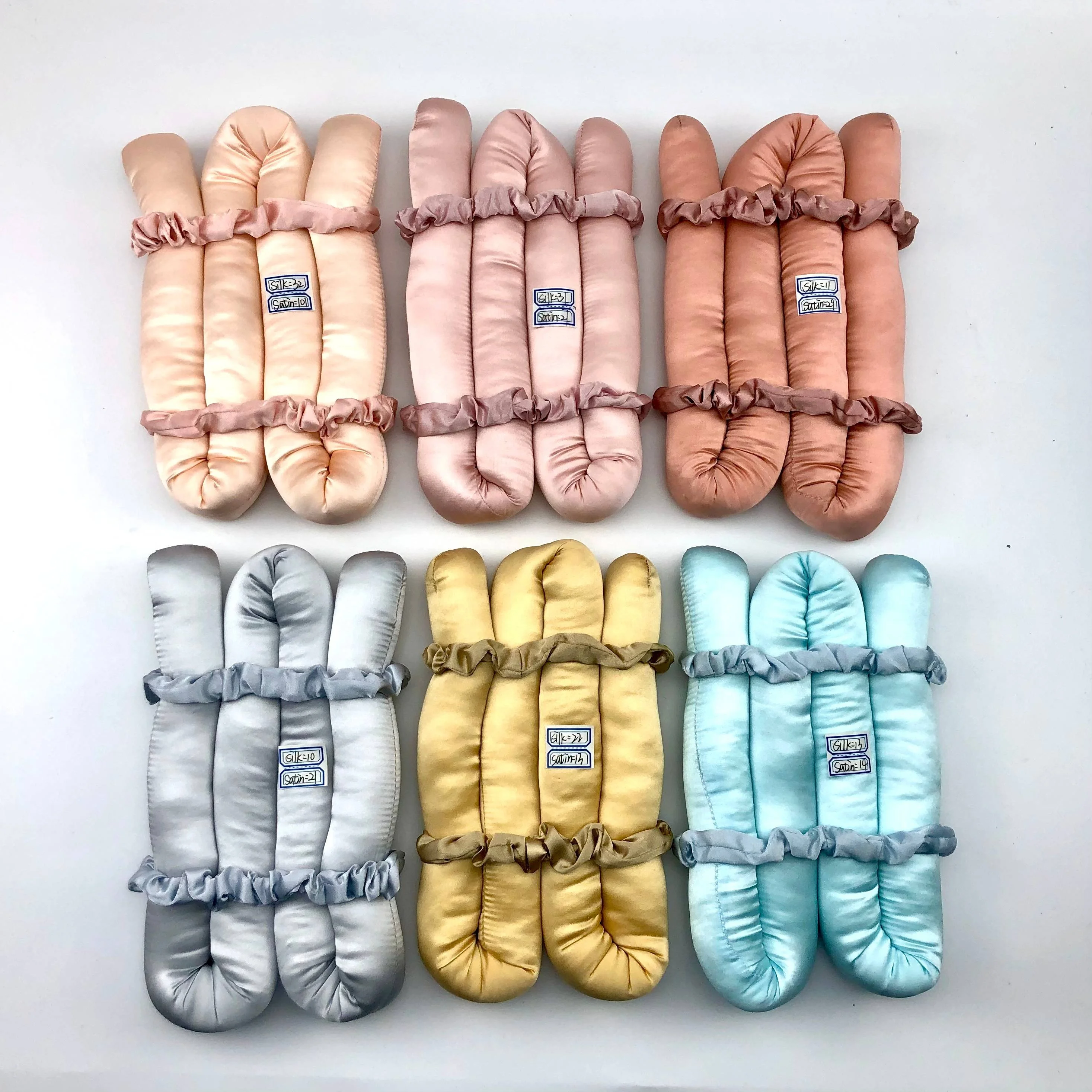 

2021Custom Logo heatless hair ribbon curling Label Magic silk curling ribbon hair styling Sleeping curling ribbon heatless hair, Picture