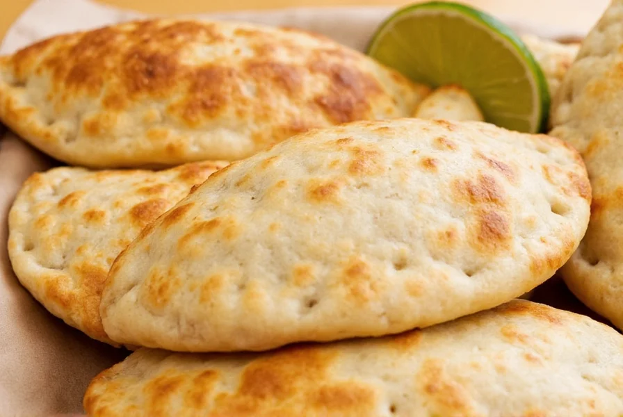 Preparing empanada dough with spices sprinkled nearby