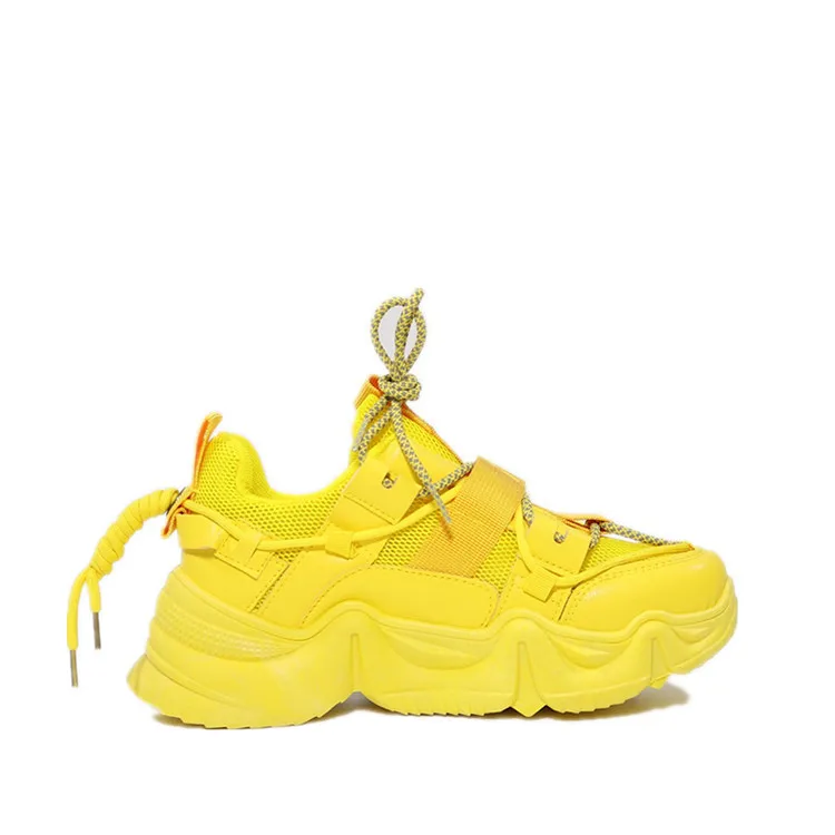 ladies yellow sneakers