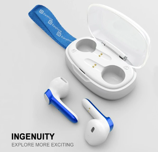 

ENC New Arrivals Fashion Colorful Electronics B60 Mini Waterproof BT Ear Wireless TWS Invisible Earbuds