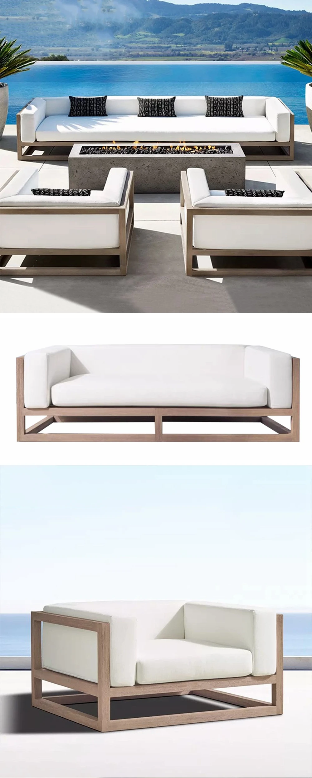 malaysia meciterranean luxus aluminium terrasse metall sofa möbel