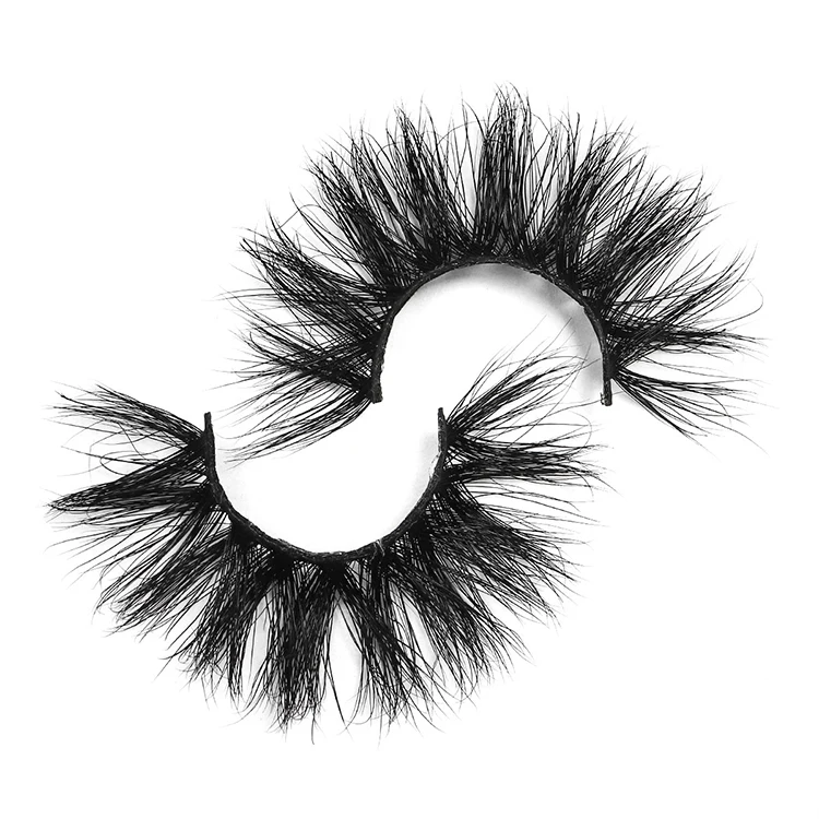 

Wholesale custom bulk luxury mink eyelashes fluffy 100% mink eyelash