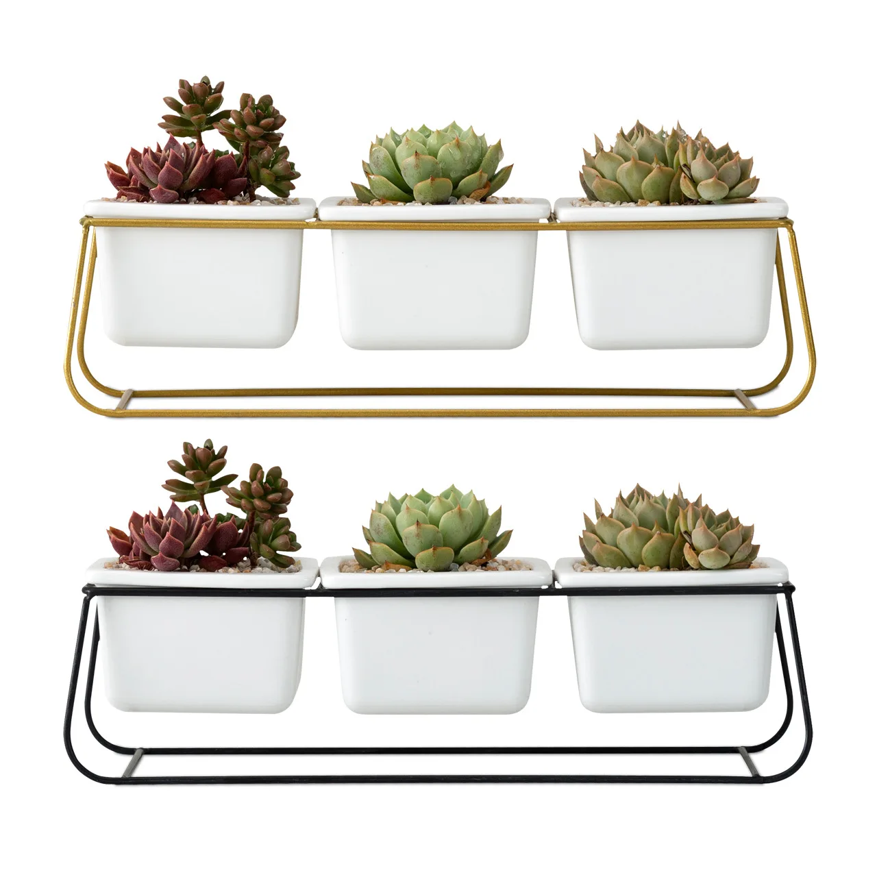 

rectangular miniature flower in pot succulents wholesale cheap sale elegant porcelain creative white custom flower pot