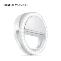 

Beautyswish 2020 Trends Battery Operated 8Inch Bi-Color Led Ring Ceiling Light Clip Camera Beauty Ring Light