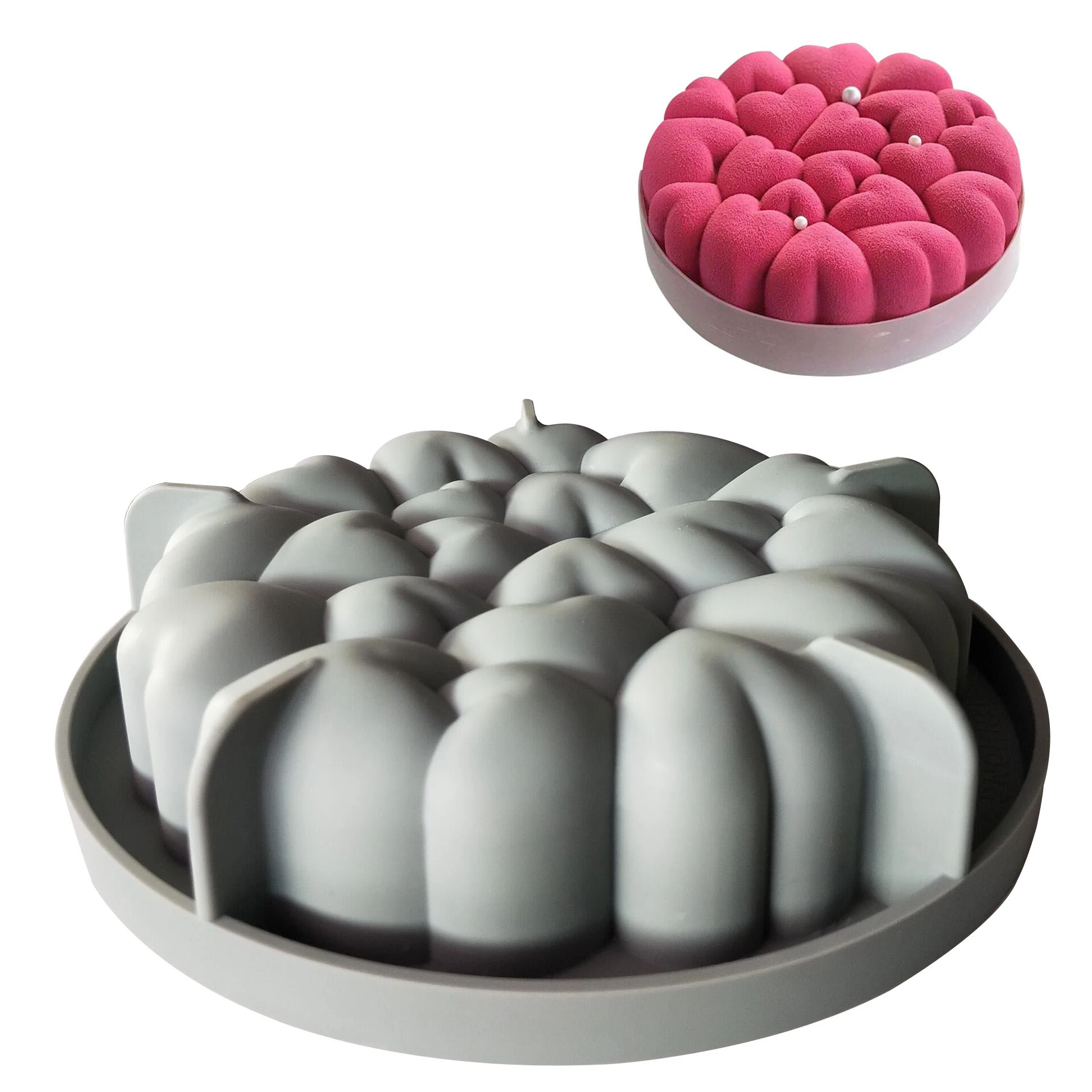 

6 Inches Round Love Heart Shape Cake Silicone Mold Baking Pastry Molds Mousse Dessert Form Pastry Pan Baking Mould Bakeware