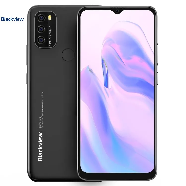 

Hot selling Blackview A70 black 3GB Face ID and Fingerprint Identification 5380mAh Battery 6.517 inch Android 11 smart phone, Balck