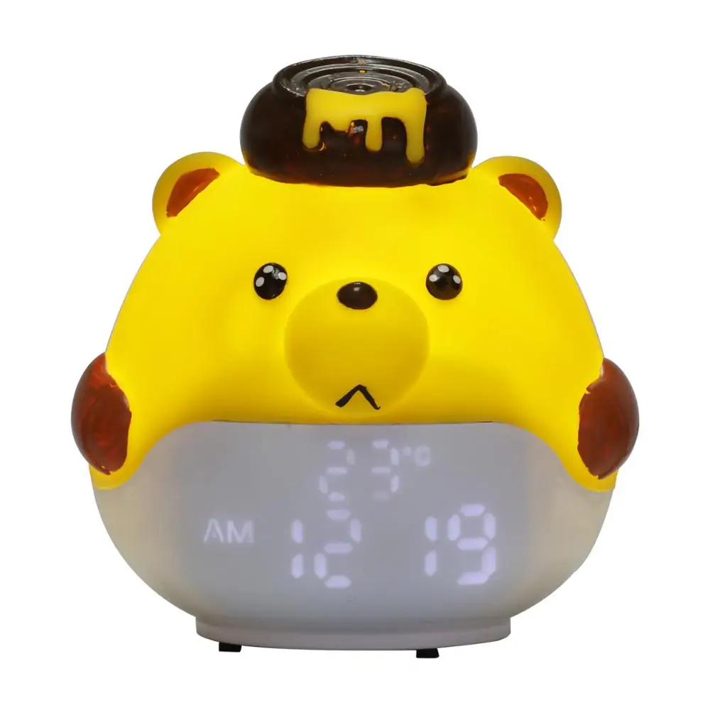 

USB Port Sleep Trainer LED Screen Digital Alarm Clock 2021 new touch sensing led supply animal alarm clock