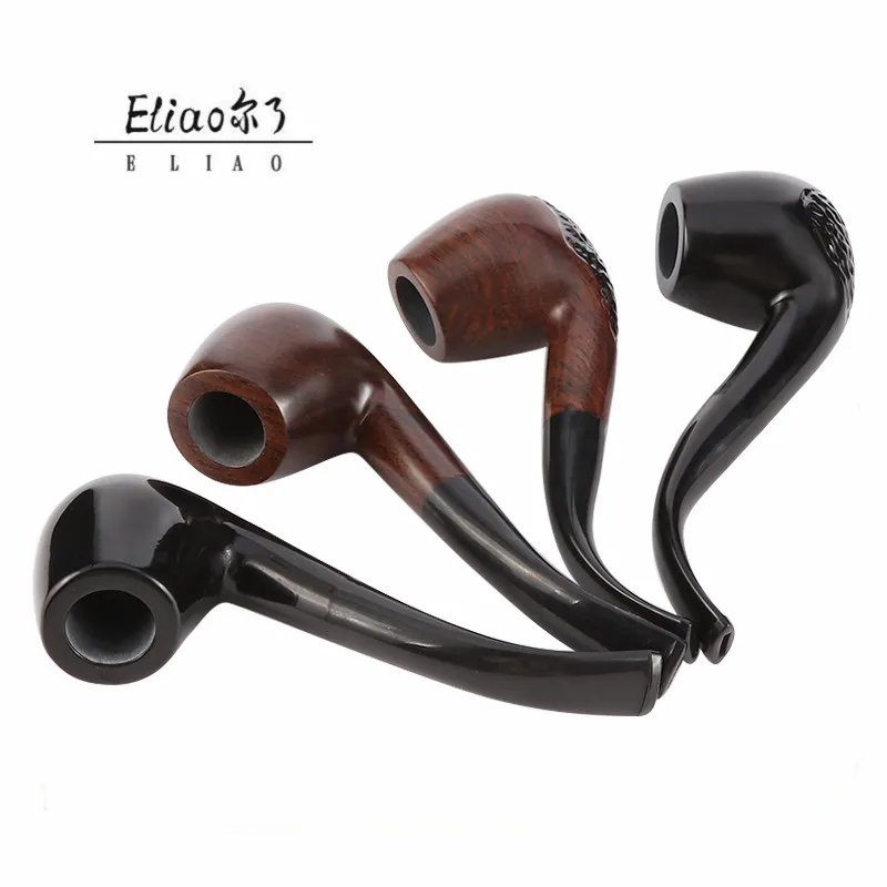 

Yiwu Erliao Bent Shape pipe Tobacco And Ciggarette Impressive Tobacco Pipe Pipes For Smoking