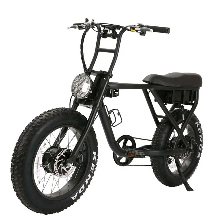 

High Quality Custom Wholesale 500w 20inch Fat Tire Electric Bicycle, Black