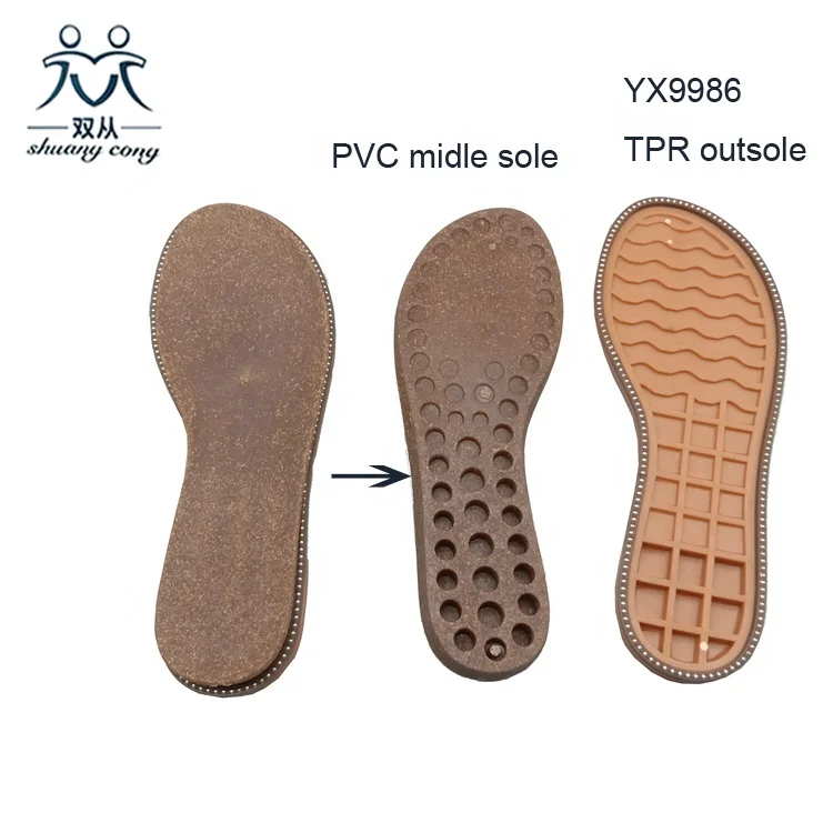 Footwear Accessories Tpr Flat Shoe Sole For Ladies Sandals Buy Shoe