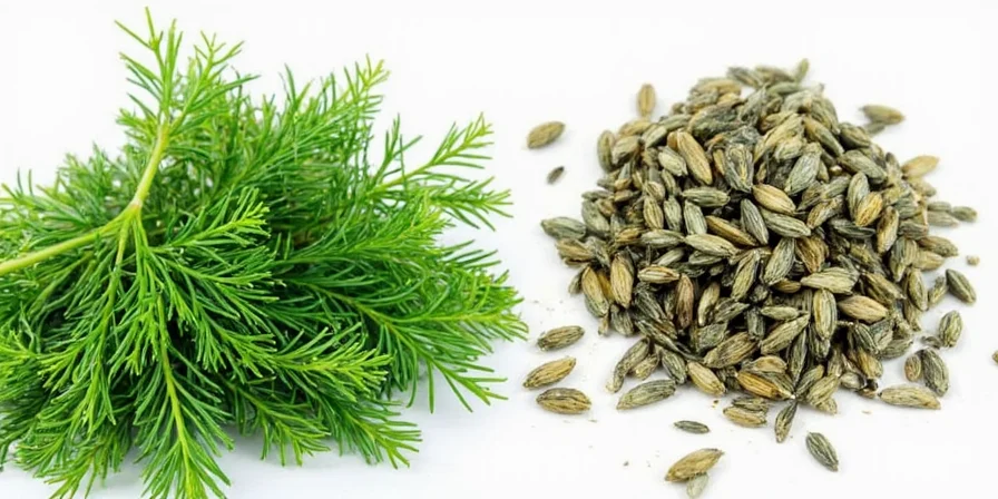 Final shot of fresh dill in a rustic bowl with lemon slices