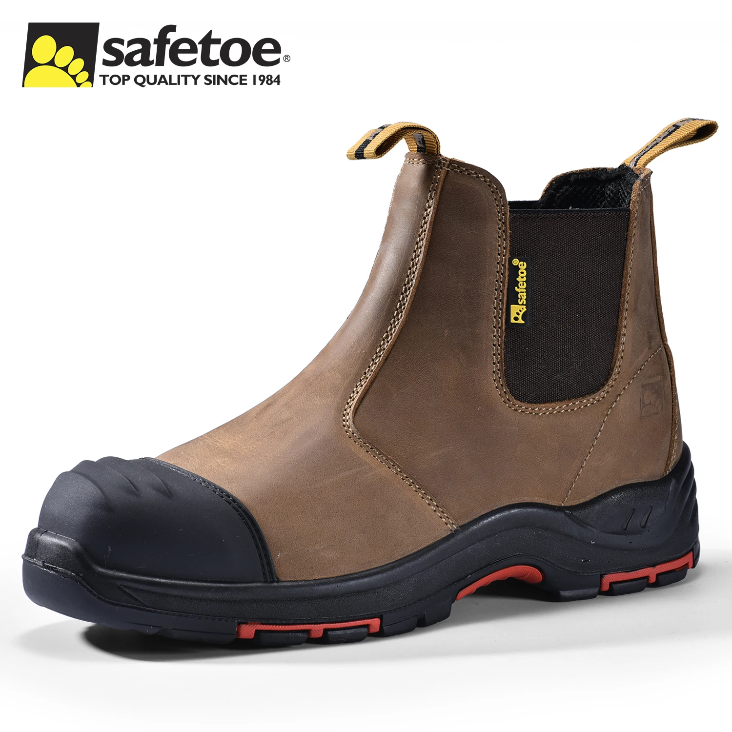 

Composite Toe Kevlar Midsole Full Grain Cow Nubuck Leathter Safety Boots M-8025NB