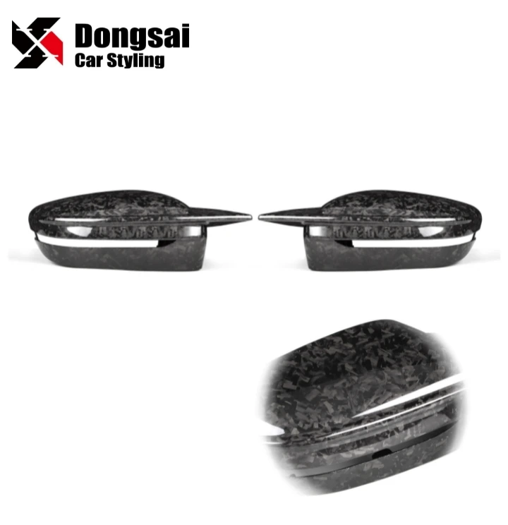 

Forge Style Dry Carbon Fiber RHD Side View Mirror Covers Caps for BMW 3 Series G20 G22 G23 G26 G28
