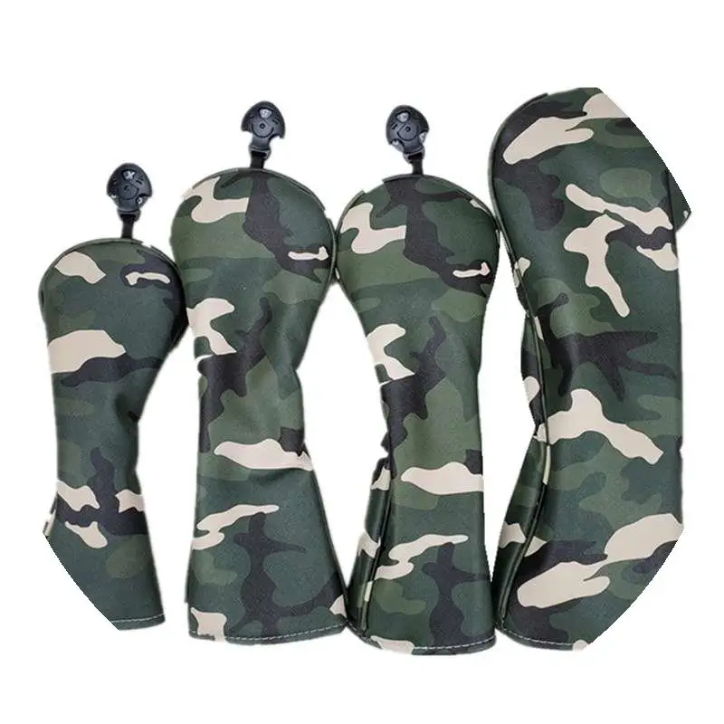 

Golf #1,3,5 Wood Cover Camouflage Green 3pcs/set Golf Club Headcovers