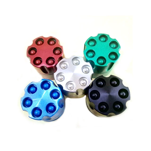 

3 layer hand bullet Zinc alloy weed smoking tobacco Smoking grinder machine