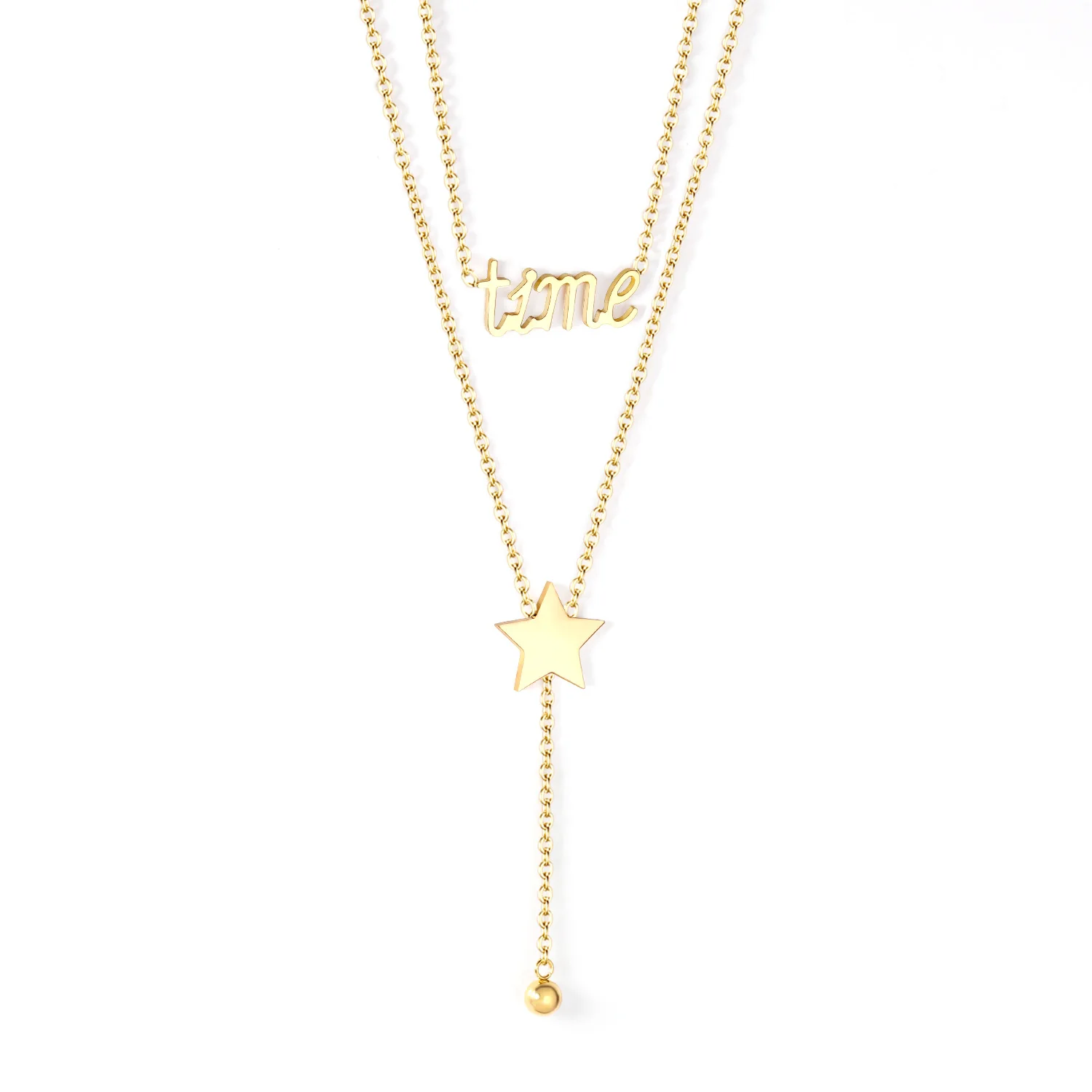 Engrave Letter Necklace Jewelr