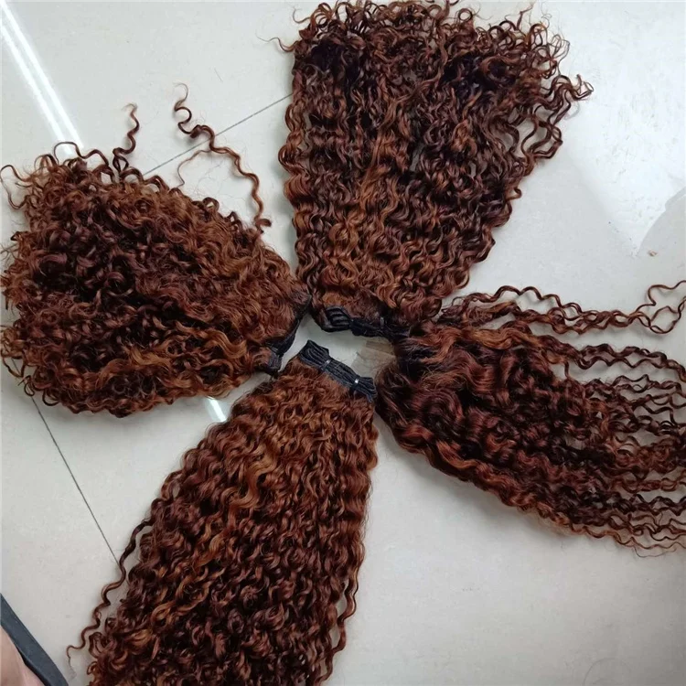 
12A Super Double Drawn Funmi Hair Bundle Virgin Cuticle Aligned Hair Vendor Brazilian Pixie Curl Wholesale Human Hair Extension 