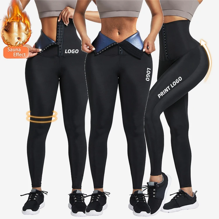 

Women Fitness Lose Weight Tummy Control Waist Trainer Corset Leggings, Black