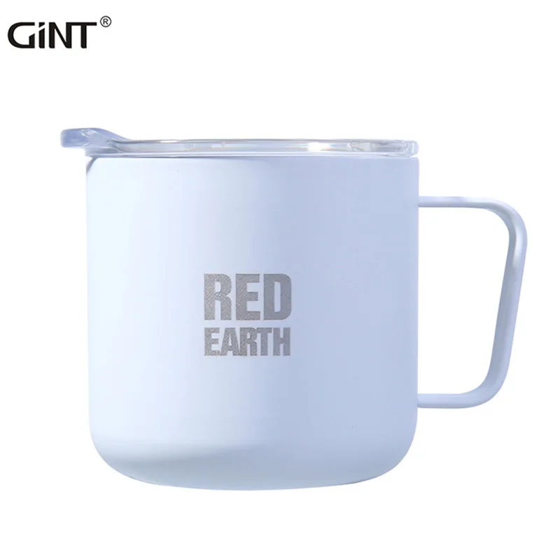 

GiNT 360ML BPA Free Eco Friendly Double Wall 316 Stainless Steel Cup Coffee Mugs with Handle, Customized colors acceptable