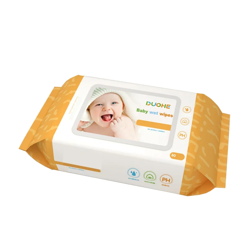 

Baby Wipes Baby Hand and Mouth Wipes RO Pure Water alcohol-free Baby Wipes can be OEM, White color