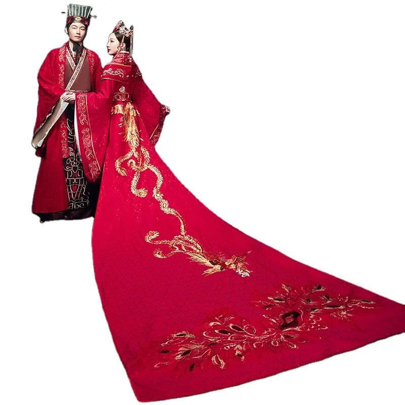 

Princess Fairy Clothes Tang Song Ming Hanfu Dress Chinese Wedding costume Ancient China Traditional Oriental Couple Outfit