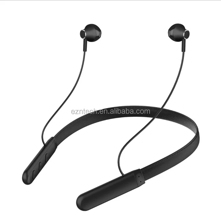 G8 Waterproof Neck Band Wireless Headset Soft Leather Neckband